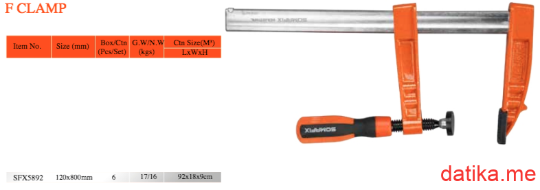 Somafix SFX5892 Stega F stolarska 120x800mm