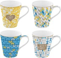 EASY LIFE SET SOLJA 4/1 300ml COFFEE MANIA CUP OF COFFEE