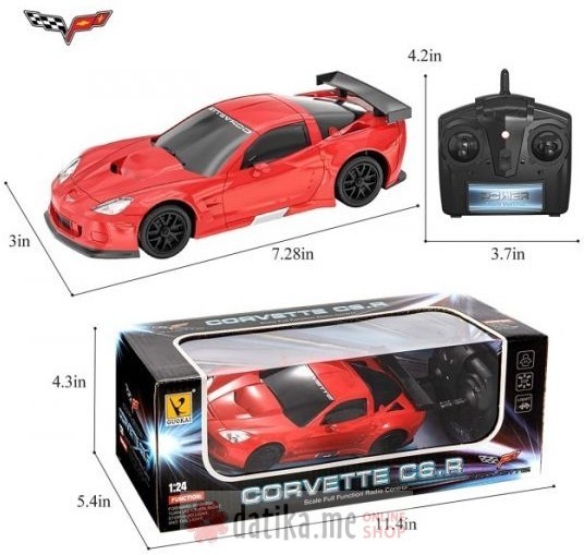 Igracka vozilo na daljinsko upravljanje auto 1/24 za trku C6R в Черногории