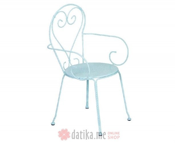 Green bay Moka Metalna stolica bela 51 × 52 × 89cm