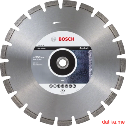 Bosch Dijamantska rezna ploča za asfalt 350x25.4(20)x12mm в Черногории