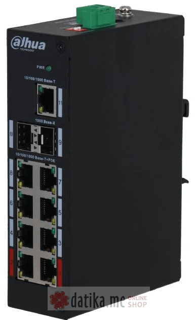 Dahua PFS3211-8GT-120-V2 8port Unmanaged PoE switch 