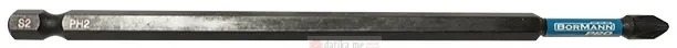 Bormann Bit nastavci udarni S2 PH2 krstasti 1/4" 150mm 2kom BHT3622