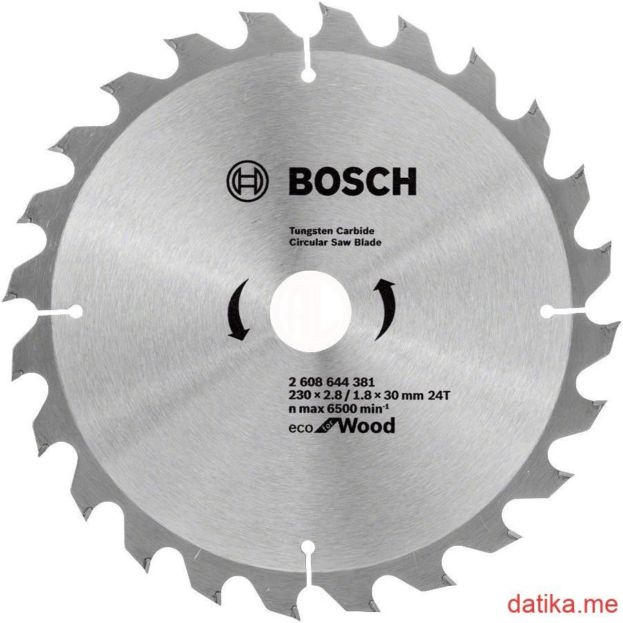 Bosch List kružne testere za drvo Eco Wood 230x30x2.8mm 24z