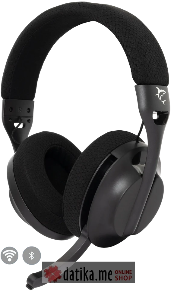 White Shark FALCON BLACK Wireless gaming headphones