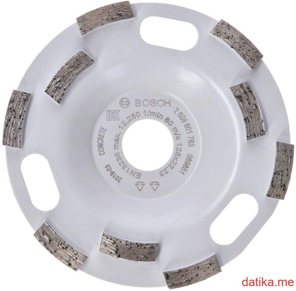 Bosch Dijamantska lončasta ploča Expert za beton 125mm 9 seg.