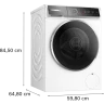 Masina za pranje vesa Bosch WGB25400BY Serija 8, 10kg/1400okr в Черногории