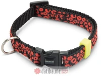 Beeztees OGRLICA ZA PSE SCRIBBLES BLACK 20-30X10