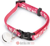 Beeztees  OGRLICA ZA MACE HEART PINK 20-30X1