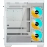 GIGABYTE C500 Panoramic Stealth ICE ATX Mid Tower Case, Pre-installed 4 ARGB fans, USB 3.0 x2, White
