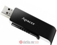 APACER 64GB AH350 USB 3.2 flash crni 