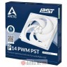 ARCTIC P14 PWM PST 140mm ventilator beli (ACFAN00197A)