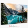 Styler Print slika Glasspik GL406 80x120cm Turquoise Styler