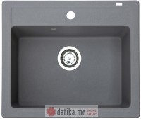 Metalac xQuadro 60 Ø90 usadna granitna sudopera sa sifonom grafit (600 x 500)