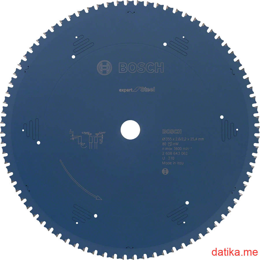 Bosch Rezna ploča za metal widia 355x2,6mm 80Z в Черногории