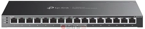 TP-LINK TL-SG2016P JetStream 16-Port Gigabit Smart Switch with 8-Port PoE+  в Черногории