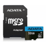 A-DATA UHS-I MicroSDHC 32GB class 10 + adapter AUSDH32GUICL10A1-RA1 