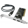 JAVTEC PCI kontroler 3xFireWire (IEEE 1394) 