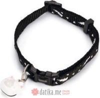 Beeztees OGRLICA ZA MACE THUNDER BLACK 20-30X1