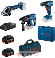 BOSCH Set akum. alata GSR 185-LI+GWS 180-LI+GBH 180-LI