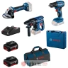 BOSCH Set akum. alata GSR 185-LI+GWS 180-LI+GBH 180-LI