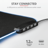 Trust GXT 765 Glide-Flex RGB Mouse Pad with USB Hub in Podgorica Montenegro