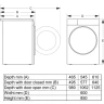 Gorenje WNS94A1TWIFI G800 Mašina za pranje veša, 9 kg/1400okr 