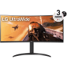 Monitor LG 34" 34WP75CP-B Curved UltraWide QHD 160Hz