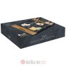 EASY LIFE DASKA ZA POSLUŽIVANJE SA STAKLOM 44x28cm+4 NOZA WORLD OF CHEESE