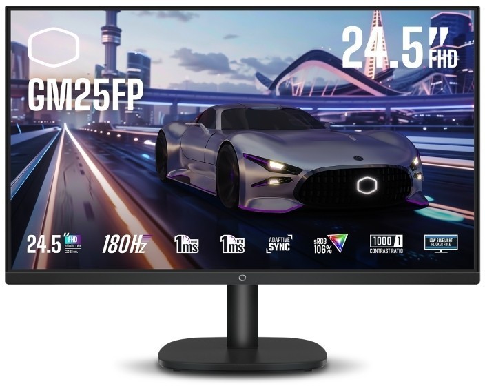 COOLER MASTER GM25FP 24.5" Full HD IPS 180Hz Gaming monitor (CMI-GM25FP-EK)