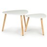 MODERNHOME Klub sto, set od sva komada drveni 