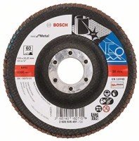 Bosch Brusni lamelni disk za metal/inox 115mm 60G izvijeni X571