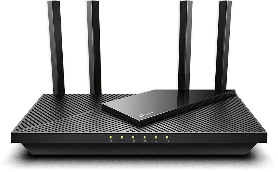 TP-LINK ARCHER AX55 AX3000 Dual Band Gigabit Wi-Fi 6 Router/AP, USB 3.0, 4 High-Performance Antennas