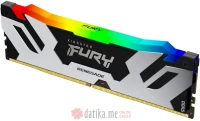 KINGSTON DIMM DDR5 16GB 8000MT/s KF580C38RSA-16 FURY Renegade Silver RGB XMP 