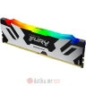 KINGSTON DIMM DDR5 16GB 8000MT/s KF580C38RSA-16 FURY Renegade Silver RGB XMP 