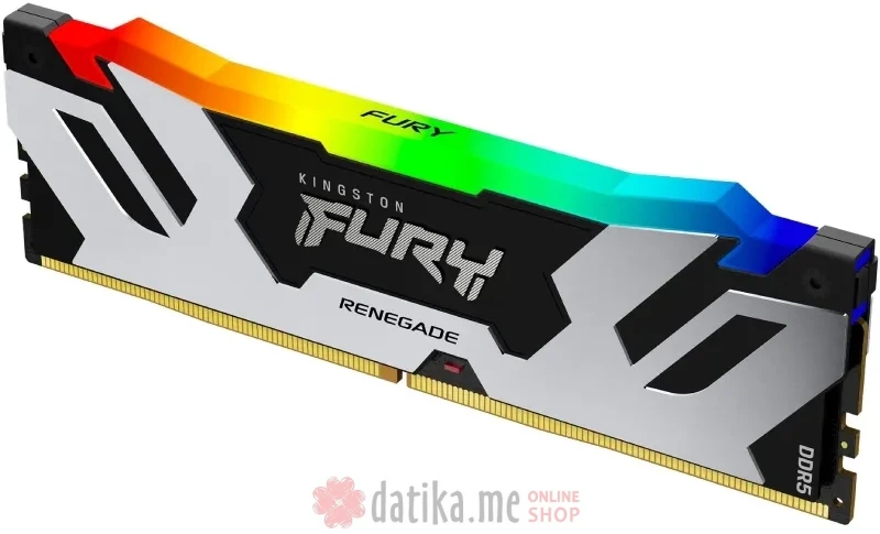 KINGSTON DIMM DDR5 16GB 8000MT/s KF580C38RSA-16 FURY Renegade Silver RGB XMP 