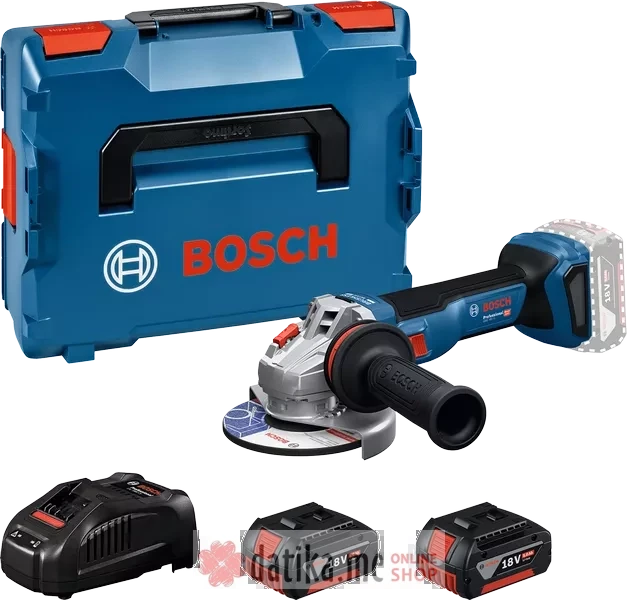 BOSCH Brusilica ugaona akumulatorska 125mm 2x5Ah/18V GWS 18V-11