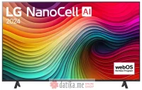 LG 75NANO81T3AA 75'' AI NANO81 4K Ultra HD Smart TV 2024