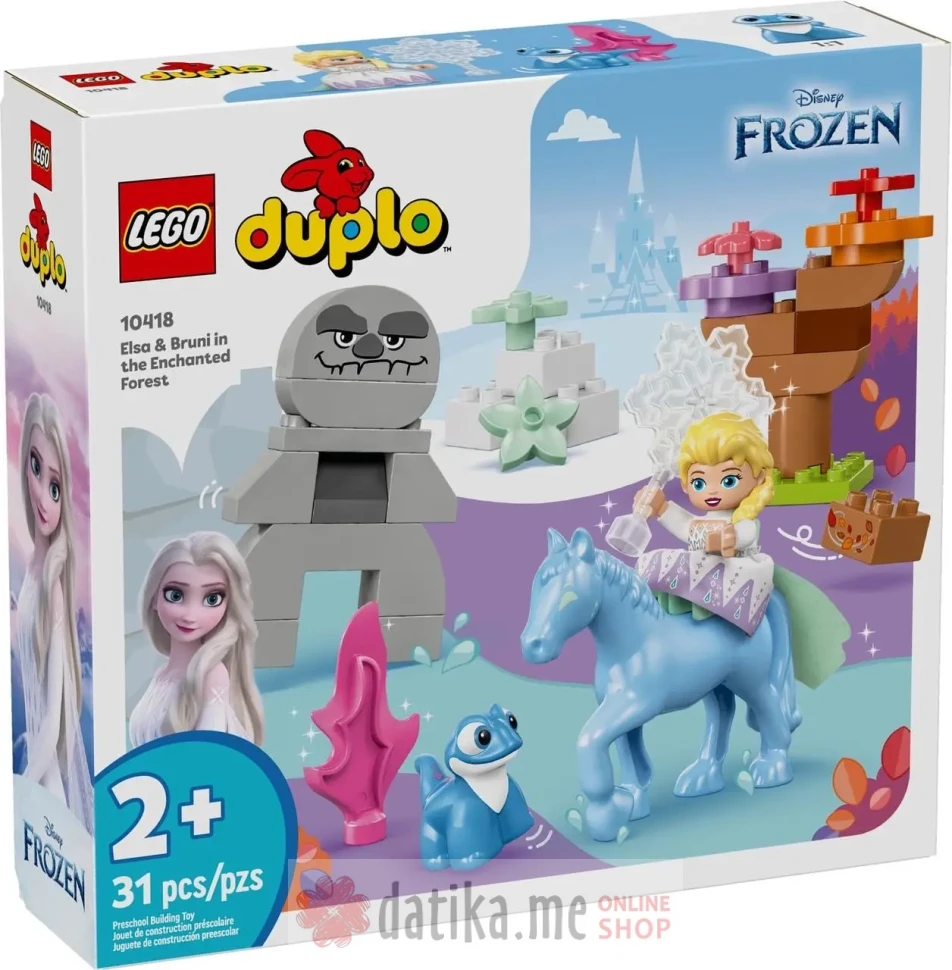 Lego DUPLO 10418 Igracka kocke Disney Elsa & Bruni in the Enchanted Forest 2+