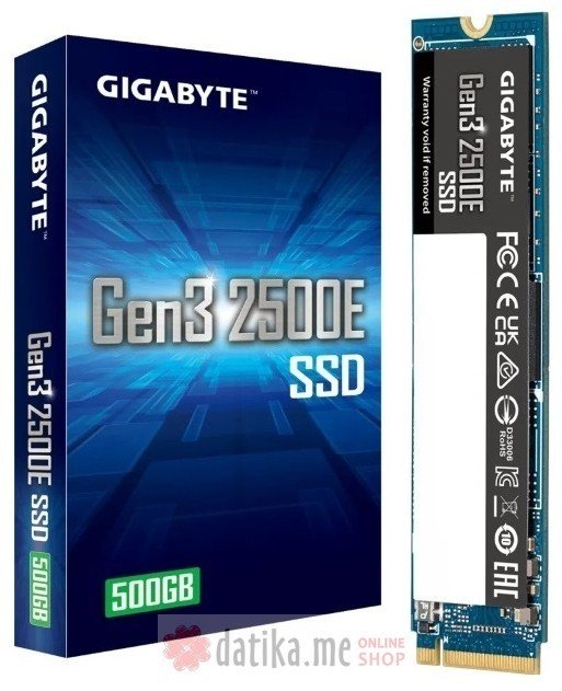 Gigabyte G325E500G 500GB M.2 PCIe Gen3 x4 NVMe 2500E SSD 