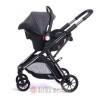 BBO Kolica za bebe Q7 Ultra 2u1 set sa autosedistem Grey Net 