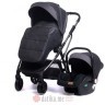 BBO Kolica za bebe Q7 Ultra 2u1 set sa autosedistem Grey Net 
