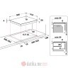 WHIRLPOOL AKM 9010/NE Ugradna ploca, 58cm