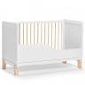KINDERKRAFT KREVETAC NICO WOODEN WHITE