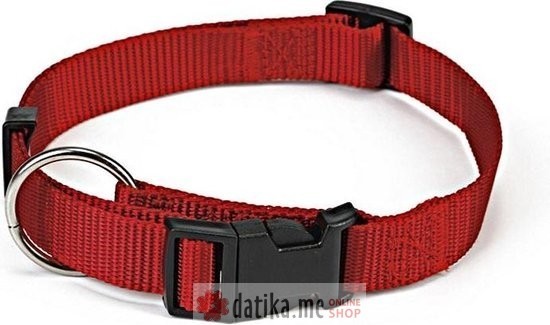 Beeztees OGRLICA ZA PSE ADJUST RED-22-35cmx10mm 