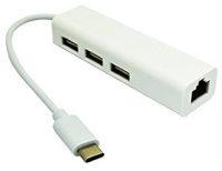 E-GREEN USB 3.1 tip C-HUB (3 port USB 2.0 + 1 port fast)