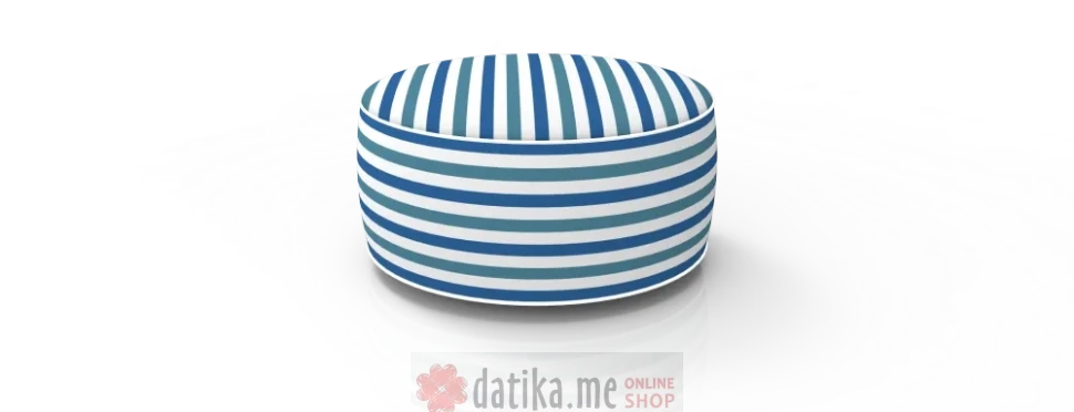 TABURE 80X37CM blue/green