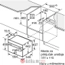 Bosch CMG7761B1 Ugradna kompaktna rerna sa mikrotalasnom funkcijom 60 x 45cm