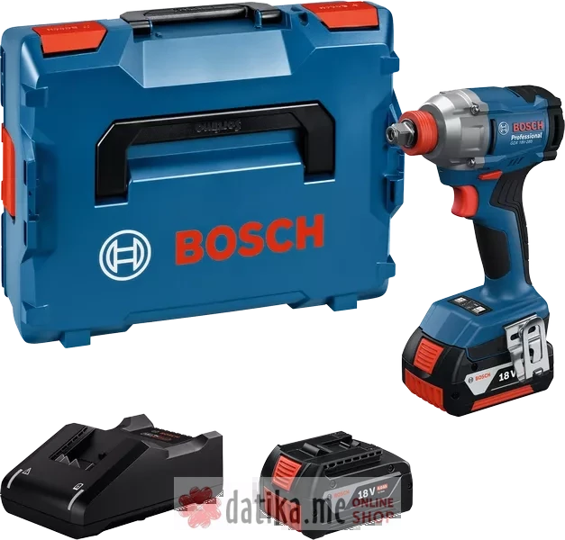 BOSCH Odvijač udarni akum. 1/2 2x4Ah 18V 500Nm GDX 18V-285
