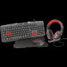 Trust Ziva 4-in-1 Gaming Bundle, Keyboard + Mouse + Mousepad + Headset